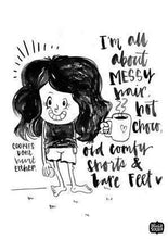 Prints - Messy Hair Wall Art