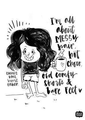 Prints - Messy Hair Wall Art