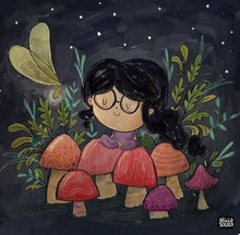 Prints - Mushroom Girl Wall Art
