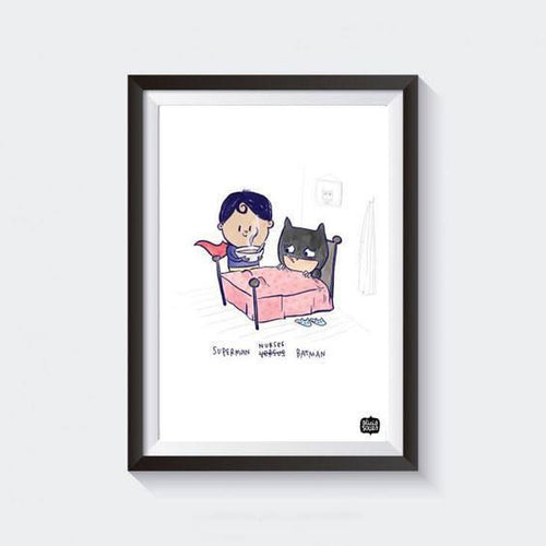 Prints - Superman & Batman Wall Art