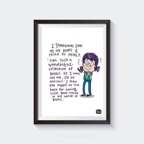 Prints - Taste In Books Wall Art