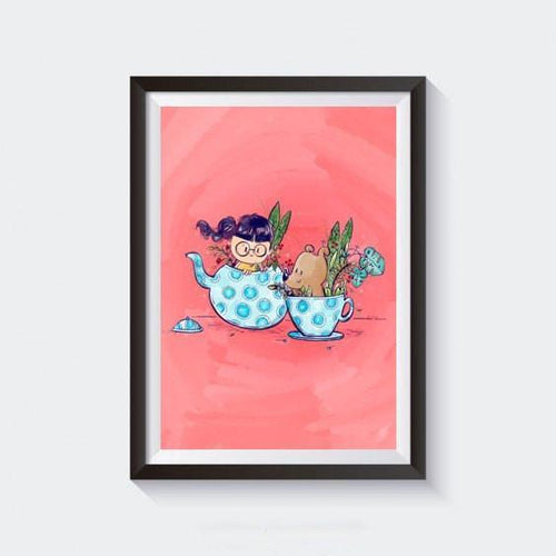 Prints - Teapot Friends Print