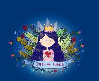 Queen Of Hearts Wall Art