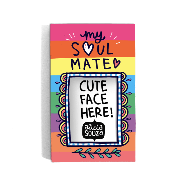 Soul Mate Refrigerator magnetic frame SMALL