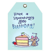 Squeaking Birthday Gift Tag Set of 10
