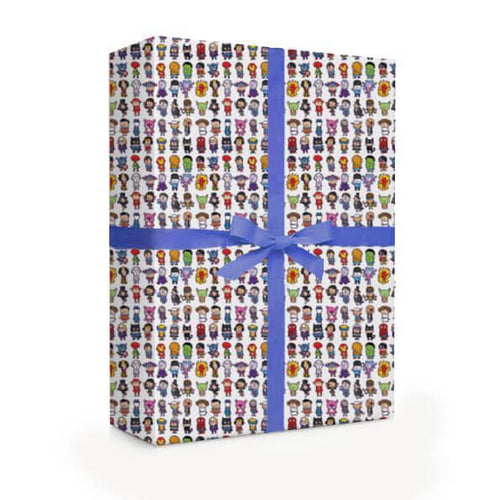 Superhero Wrapping Paper
