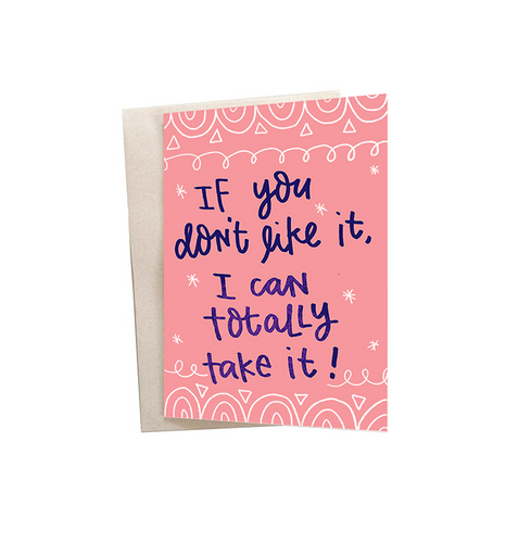 I can take Mini Greeting