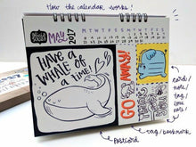 The 2017 Colour-in Postcard & Note Calendar