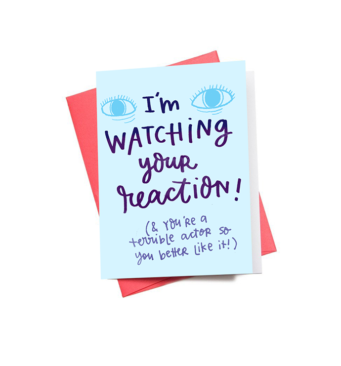 Watching You Mini Greeting