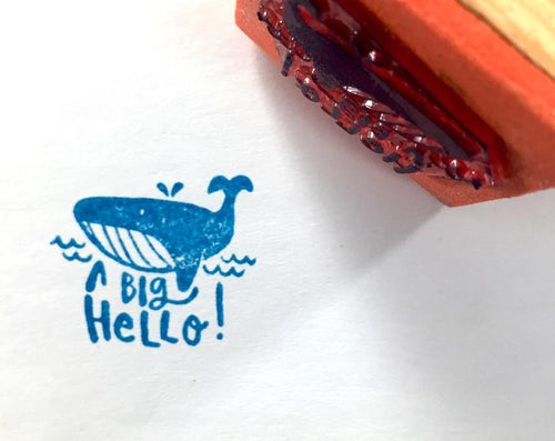 Whale Hello Stamp