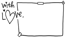 With Love Address Stamp