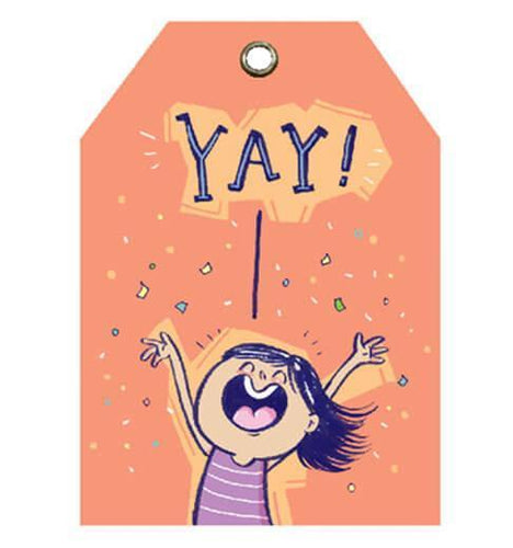 Yay Gift Tag Set of 10