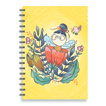 Yellow Flowers notebook
