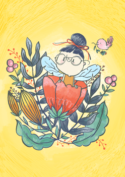 Yellow Flowers Wall Art